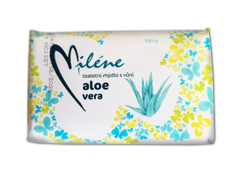 Mýdlo Miléne Aloe Vera tuhé 100g