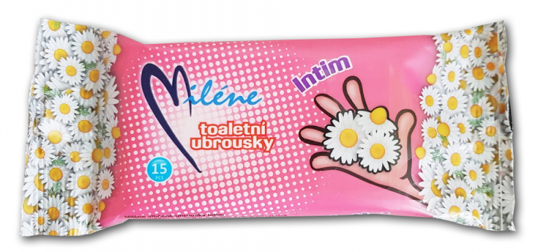 Miléne INTIM toaletní ubrousky 15ks
