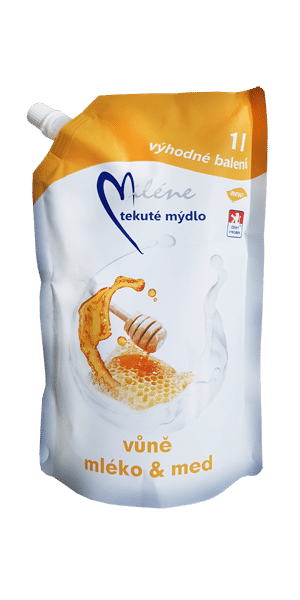 Miléne tekuté mýdlo vůně mléko & med 1 l