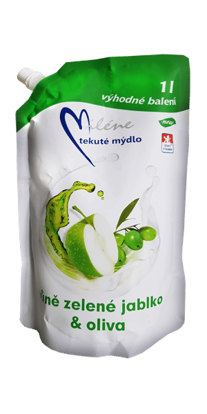Miléne tekuté mýdlo vůně zelené jablko & oliva 1 l